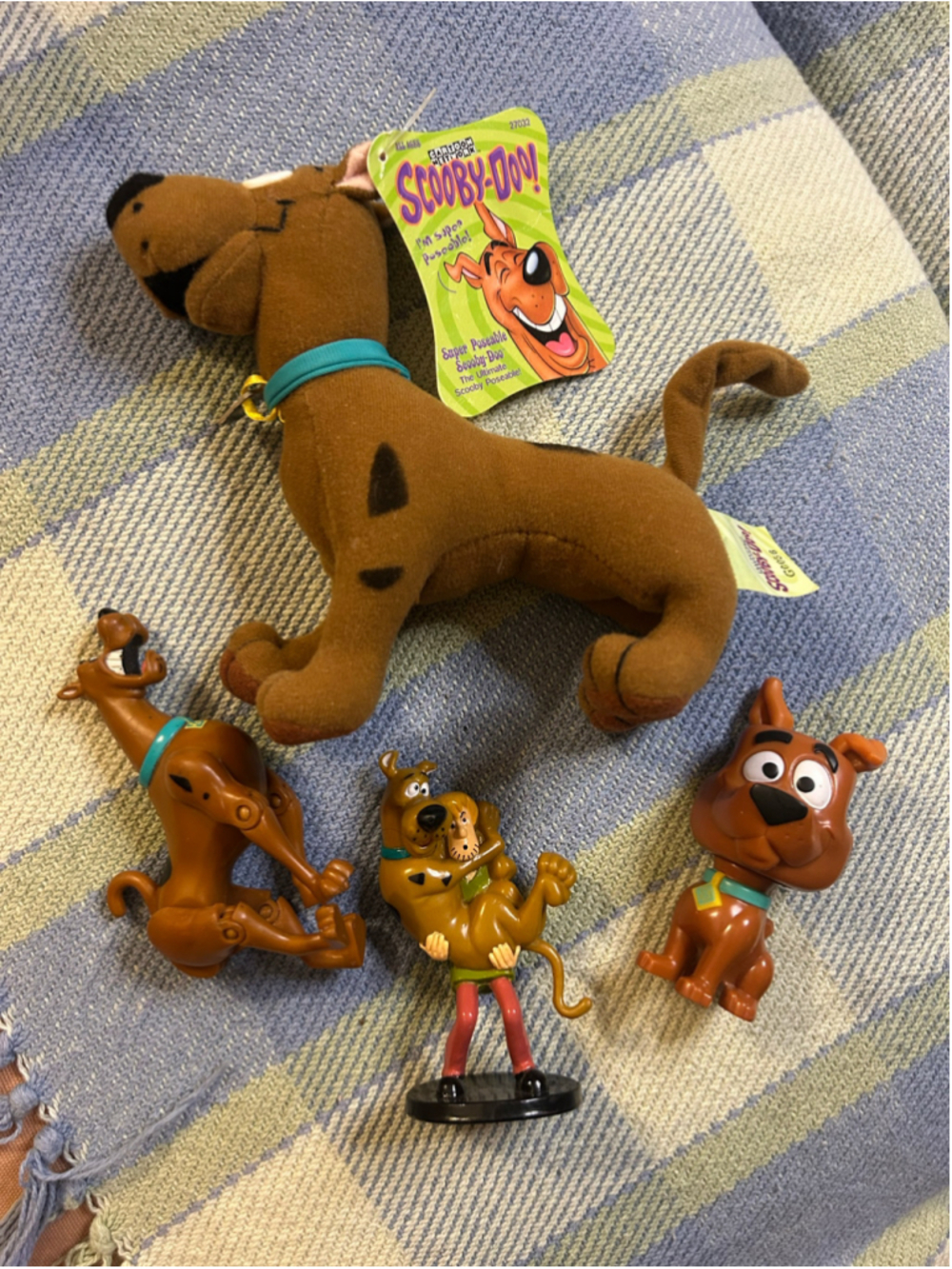 Scooby-Doo Collectible Bundle Plush Poseable Figures Cartoon Network Vintage